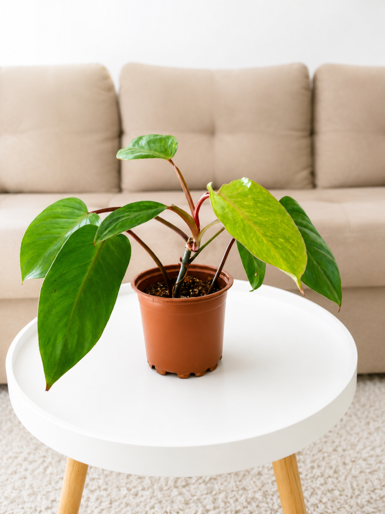 Филодендрон Пейнтед лейди (philodendron 'painted lady') 12 см саксия